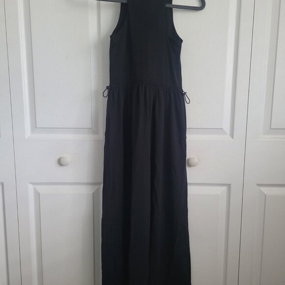 NWT LOU & GREY  Wanderweave Mixed Media Midi Pocket Dress Size XS - Picture 7 of 7